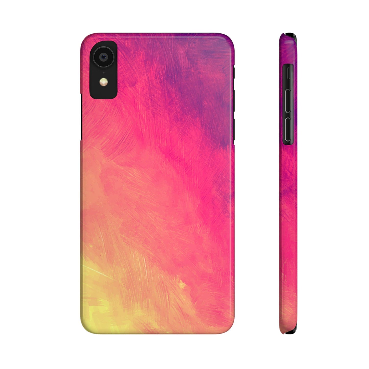 Vibrant Abstract Slim Phone Case - Colorful Protection for Every Day