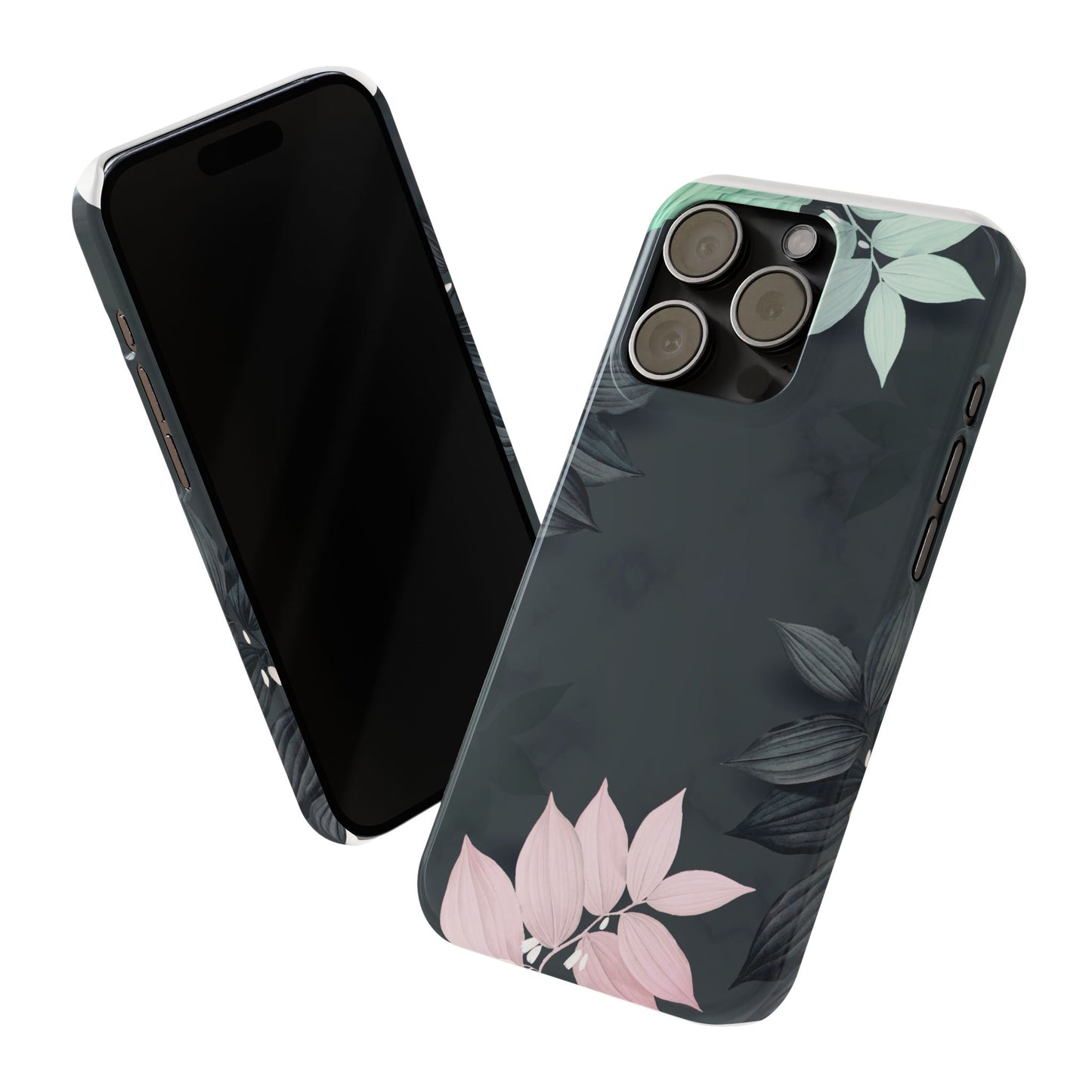 Elegant Floral Slim Phone Case - Stylish Design for Nature Lovers