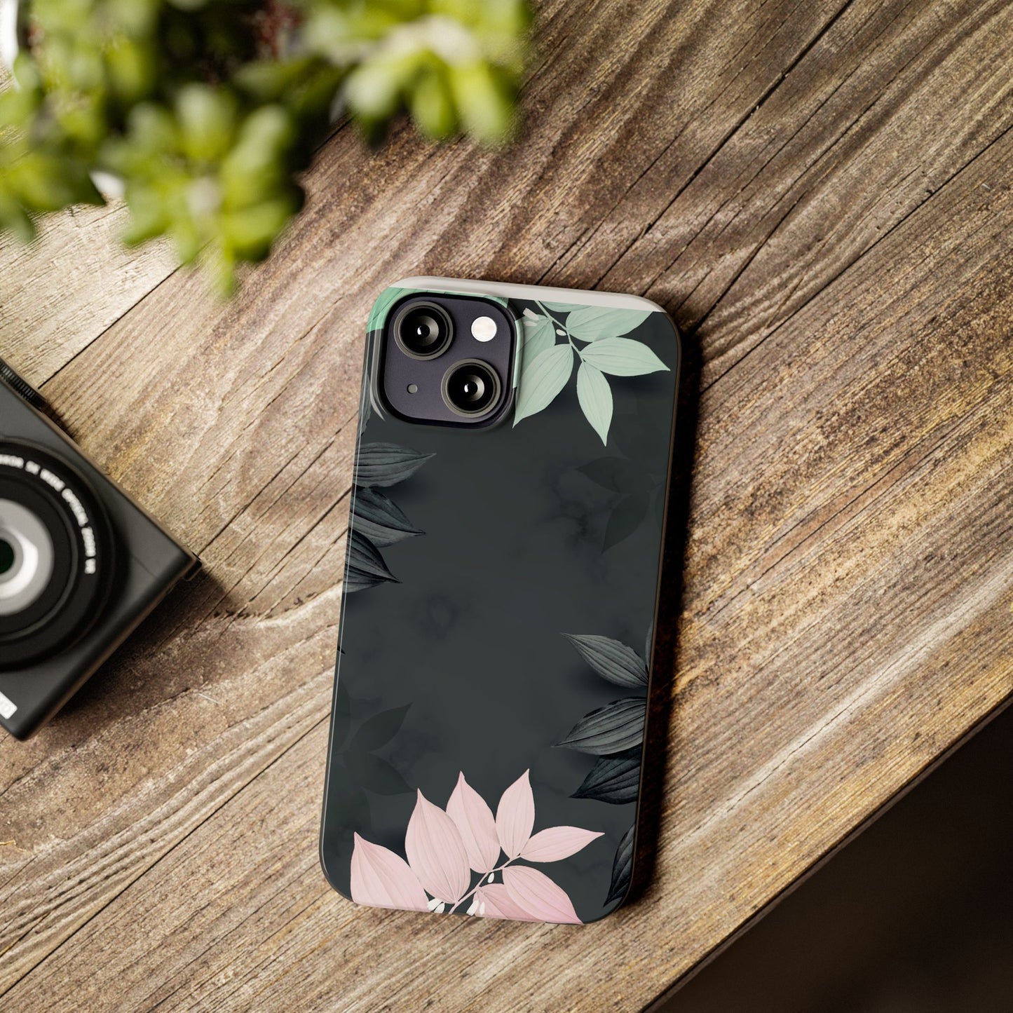 Elegant Floral Slim Phone Case - Stylish Design for Nature Lovers