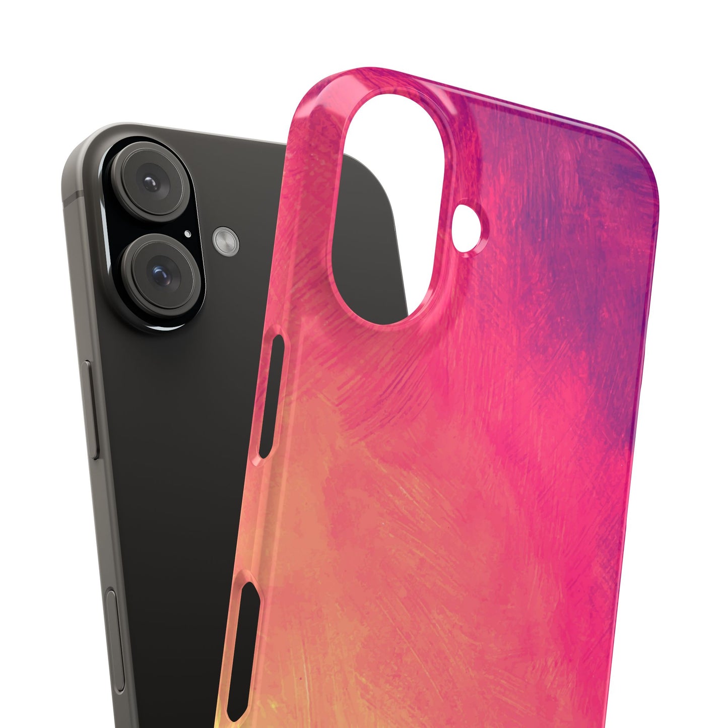 Vibrant Abstract Slim Phone Case - Colorful Protection for Every Day