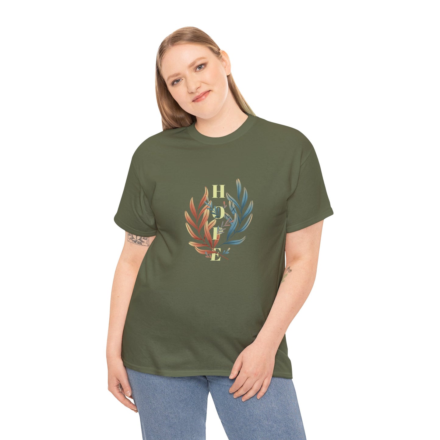 Home Vibes Unisex Heavy Cotton Tee - Cozy & Stylish Wear