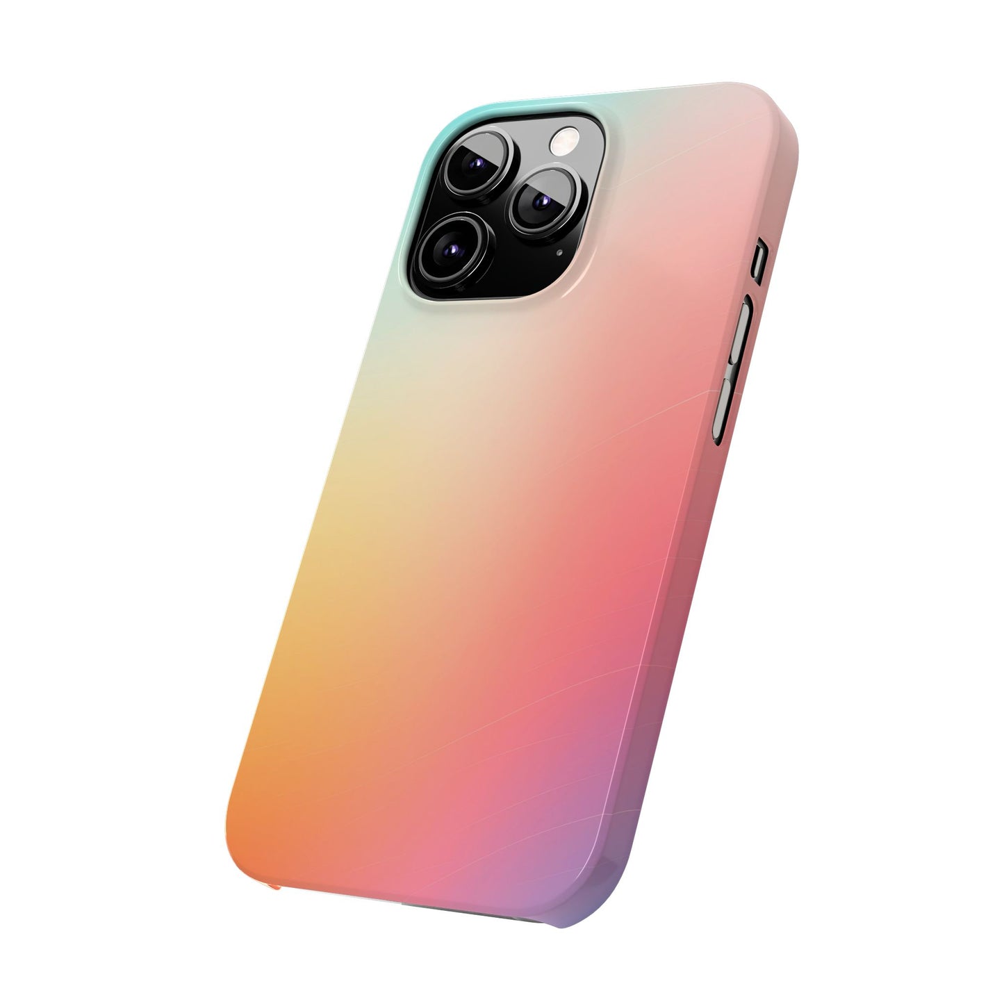 Pastel Gradient Slim Phone Case - Stylish & Protective Accessories for Everyday Use