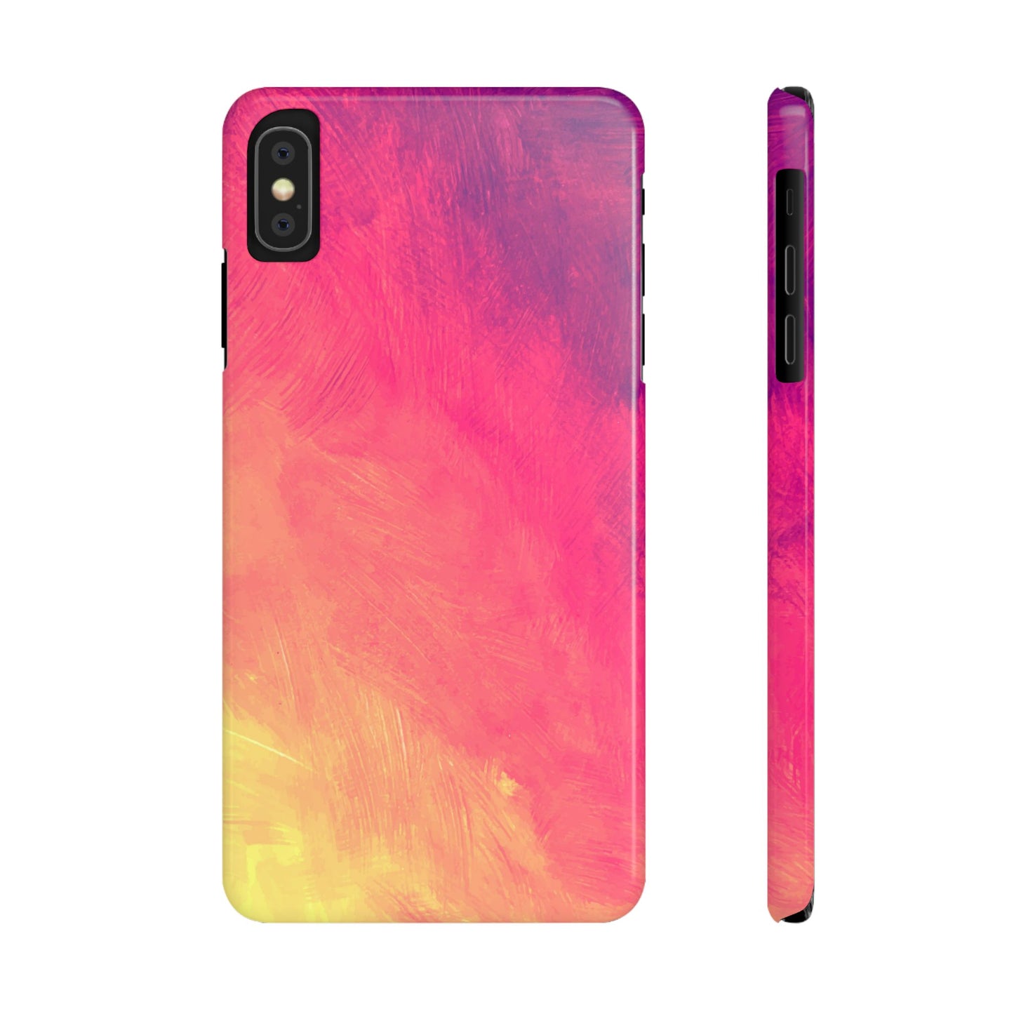 Vibrant Abstract Slim Phone Case - Colorful Protection for Every Day