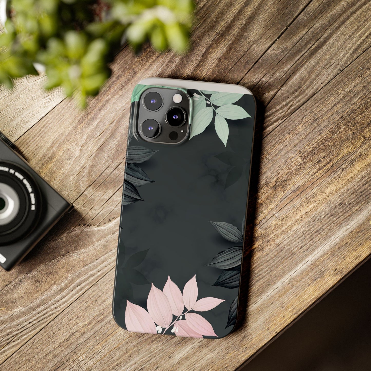 Elegant Floral Slim Phone Case - Stylish Design for Nature Lovers