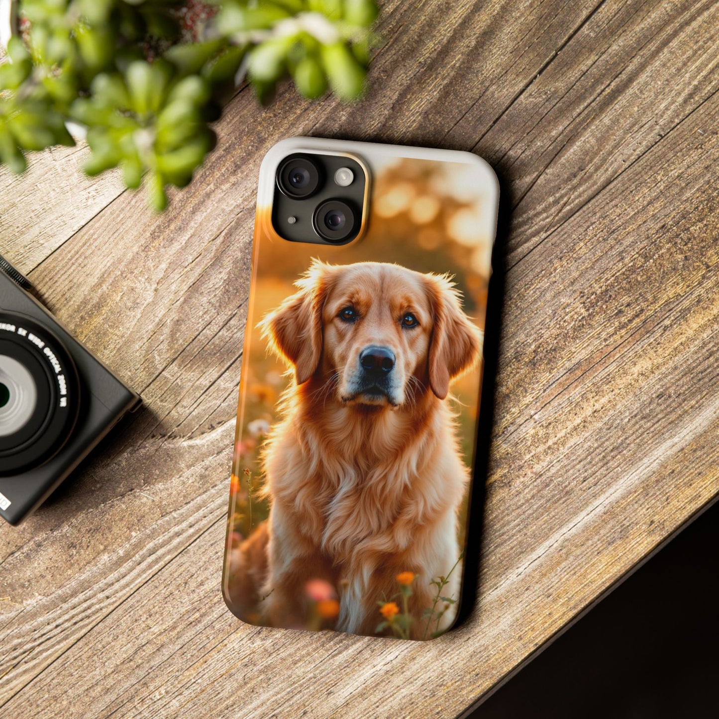 Golden Retriever Slim Phone Case - Nature Lover's Accessory