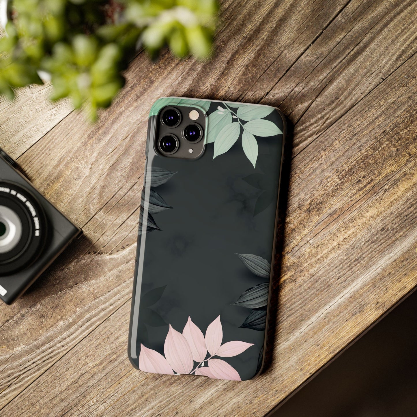 Elegant Floral Slim Phone Case - Stylish Design for Nature Lovers