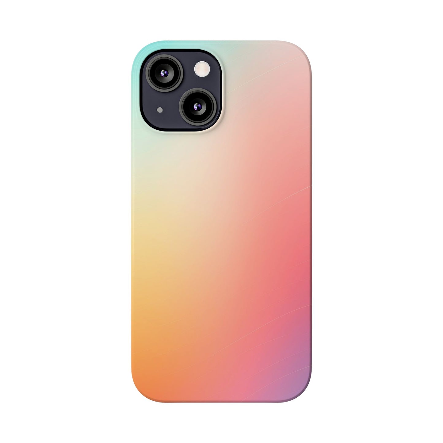 Pastel Gradient Slim Phone Case - Stylish & Protective Accessories for Everyday Use