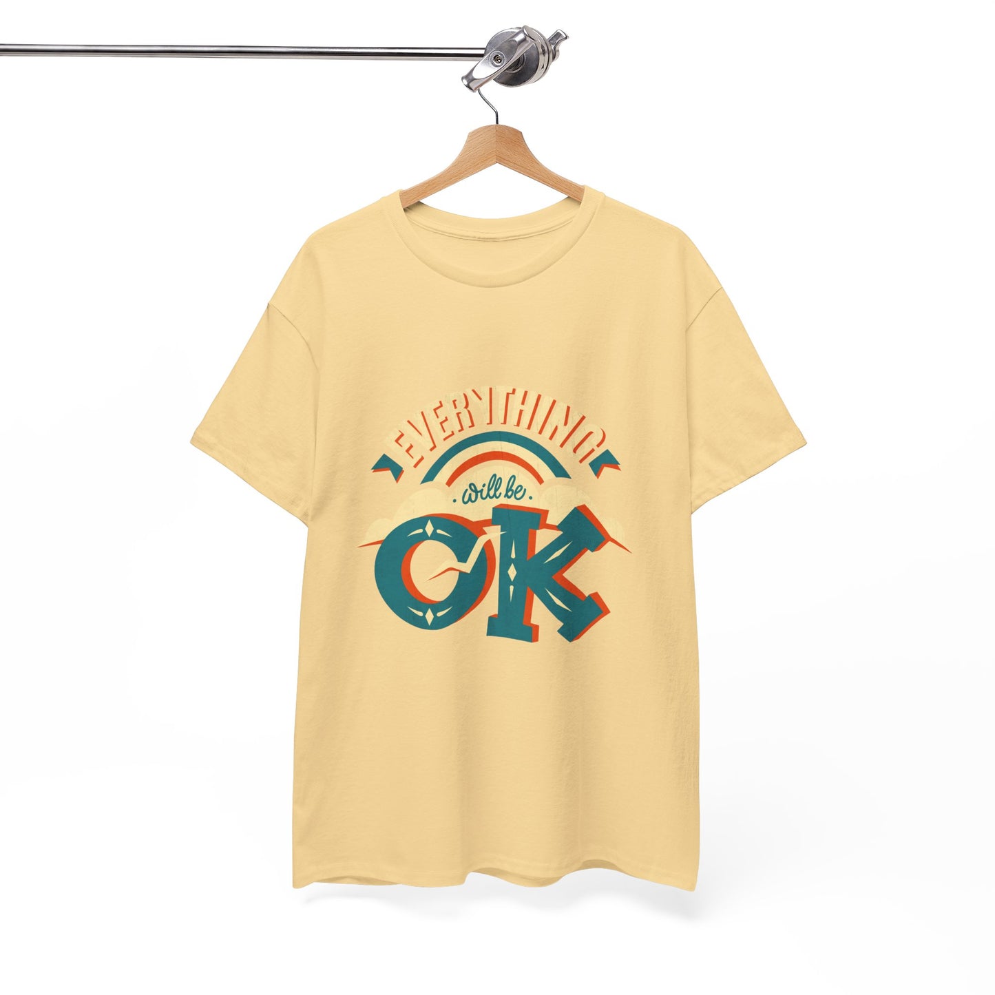 Everything Will Be OK Unisex Heavy Cotton Tee