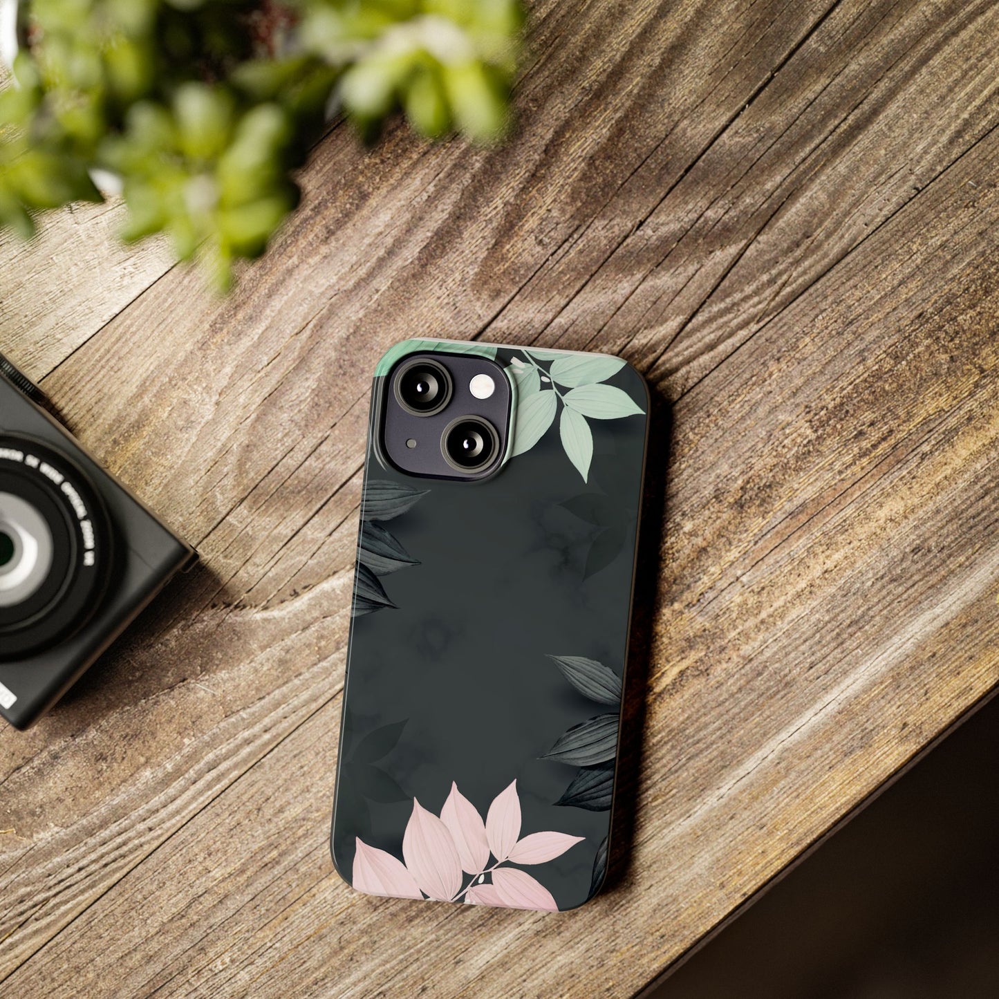 Elegant Floral Slim Phone Case - Stylish Design for Nature Lovers