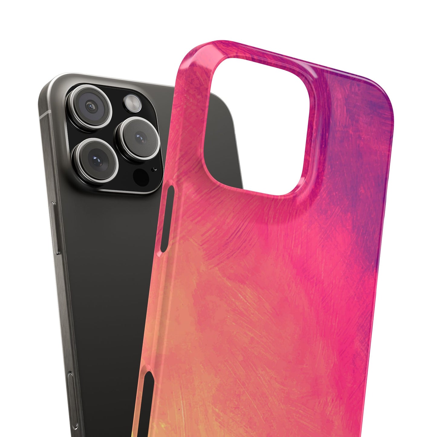 Vibrant Abstract Slim Phone Case - Colorful Protection for Every Day