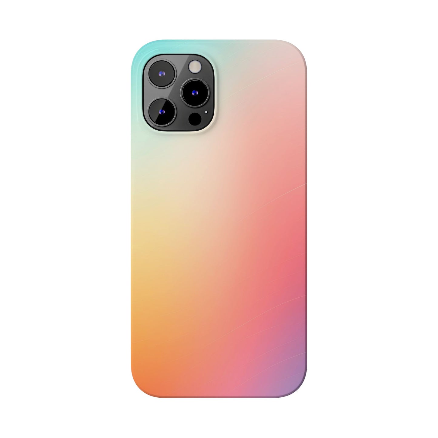 Pastel Gradient Slim Phone Case - Stylish & Protective Accessories for Everyday Use