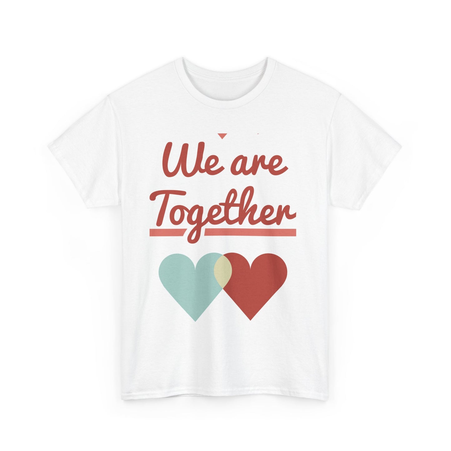 Love Connection Unisex Heavy Cotton Tee - 'We are Together' Design