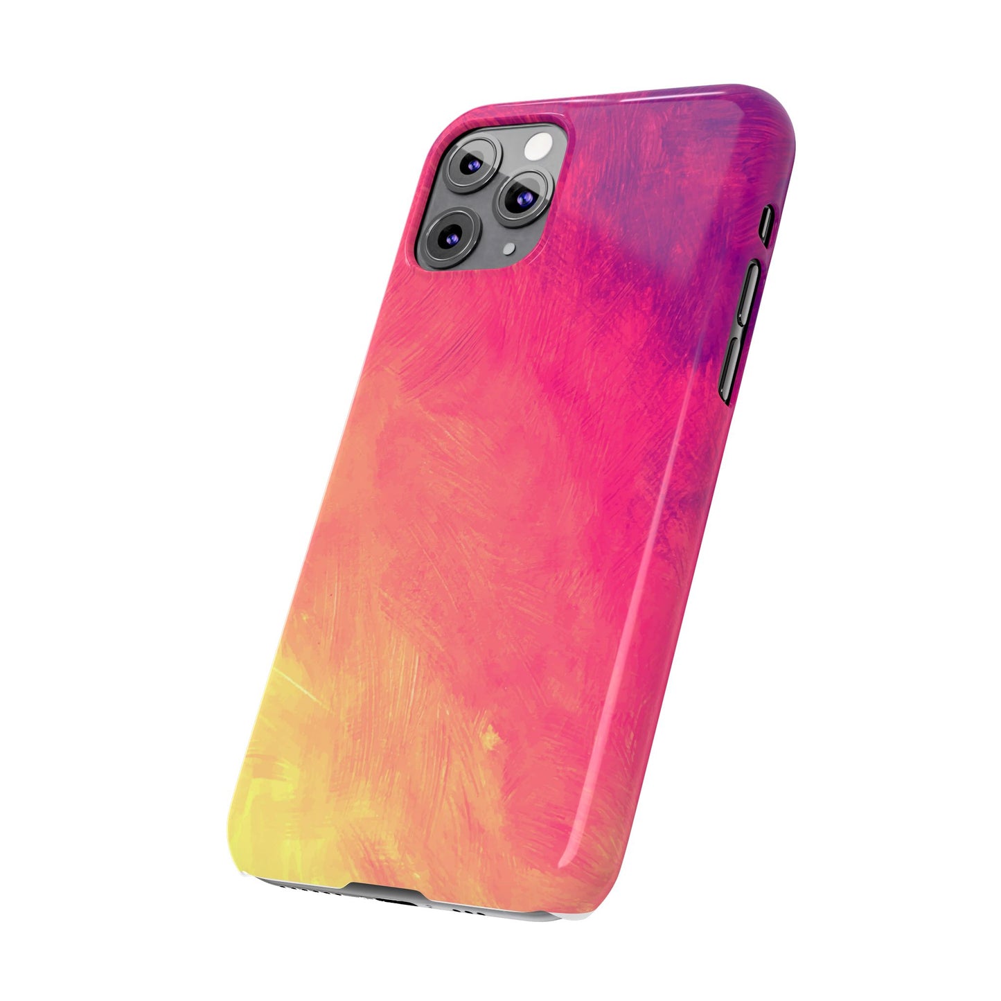 Vibrant Abstract Slim Phone Case - Colorful Protection for Every Day