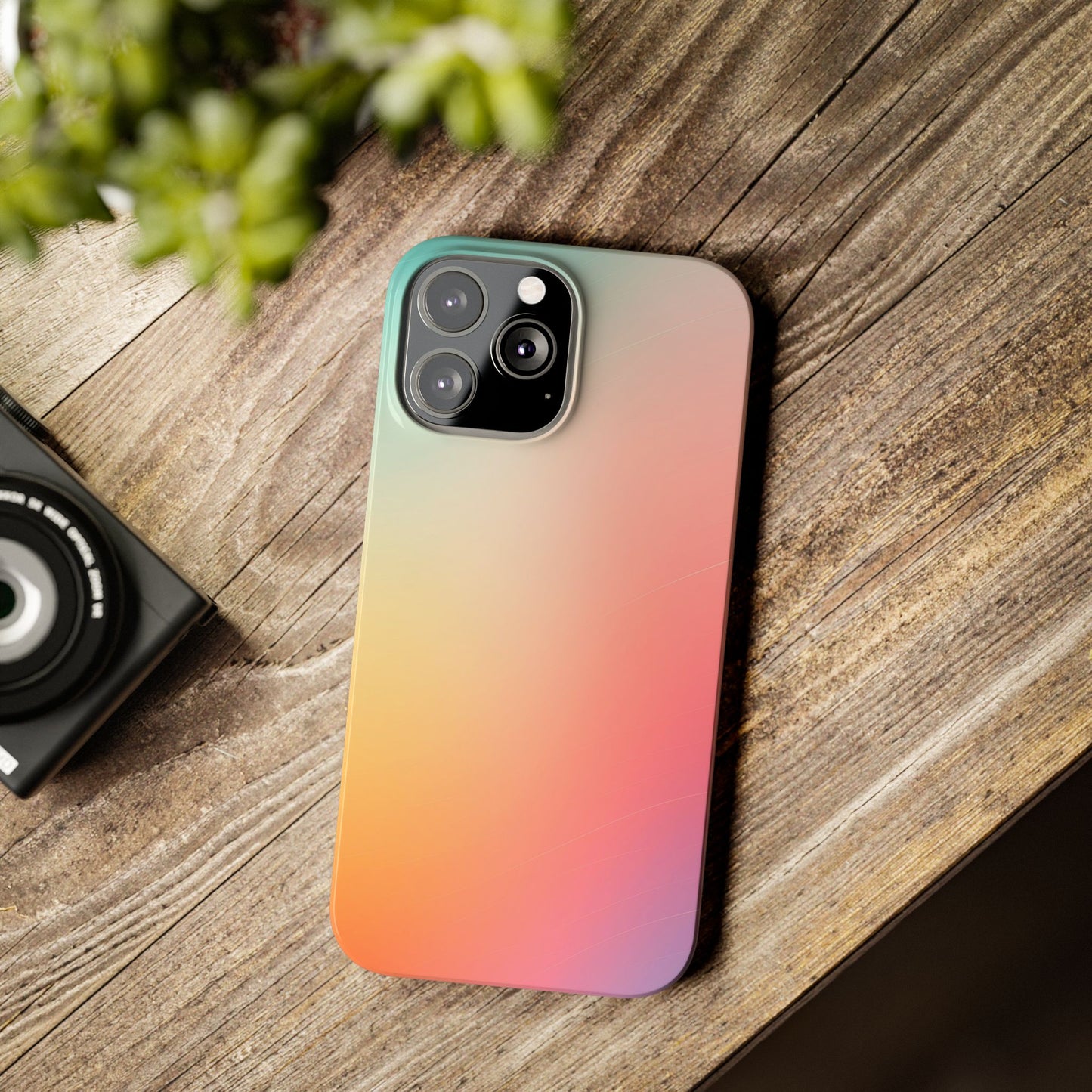 Pastel Gradient Slim Phone Case - Stylish & Protective Accessories for Everyday Use