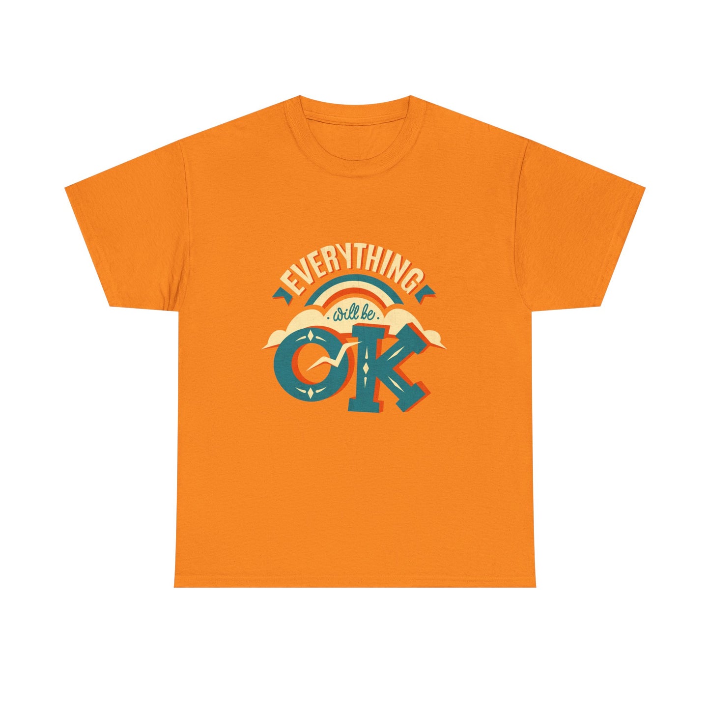 Everything Will Be OK Unisex Heavy Cotton Tee