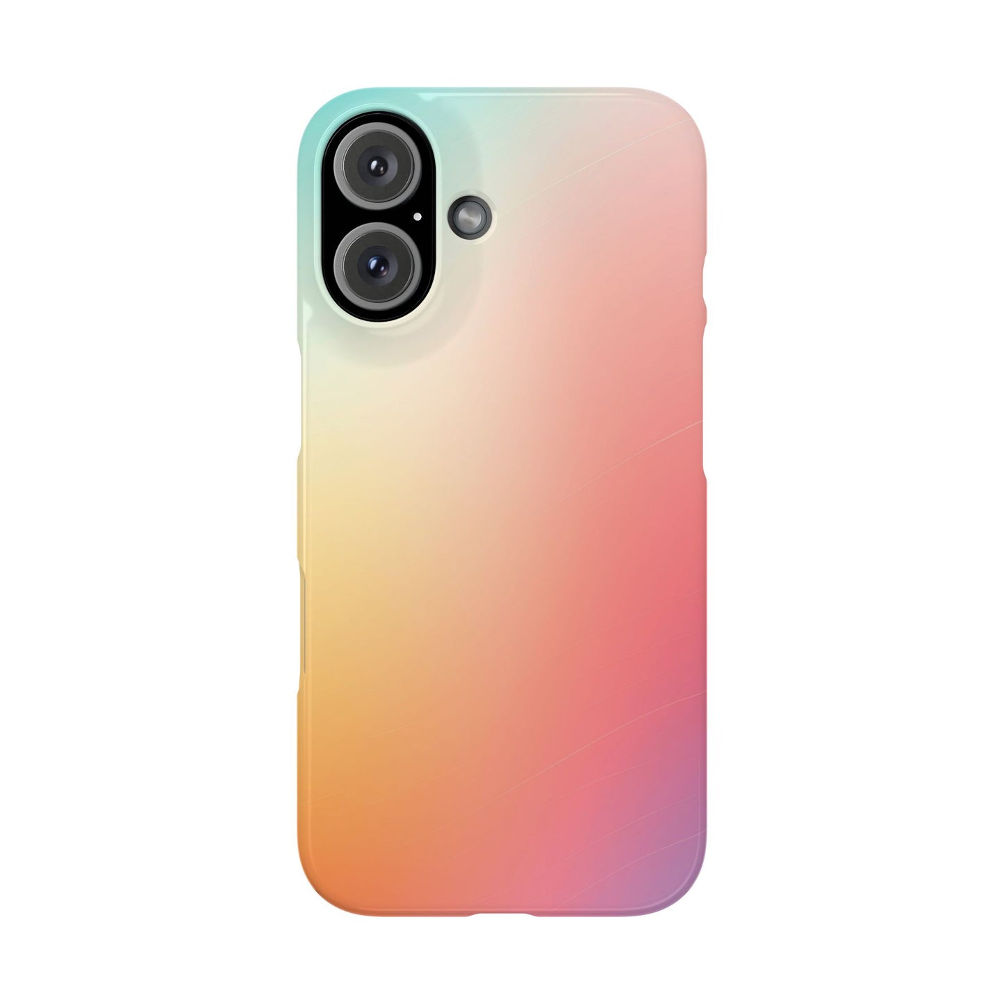 Pastel Gradient Slim Phone Case - Stylish & Protective Accessories for Everyday Use