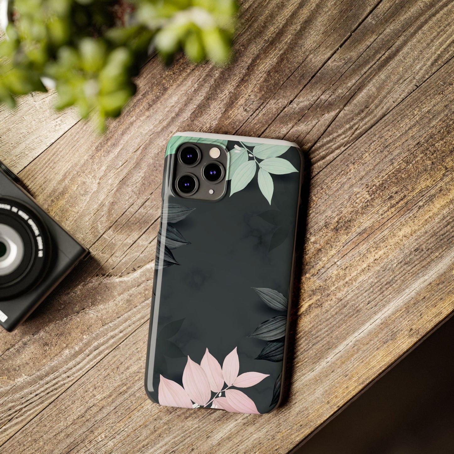 Elegant Floral Slim Phone Case - Stylish Design for Nature Lovers