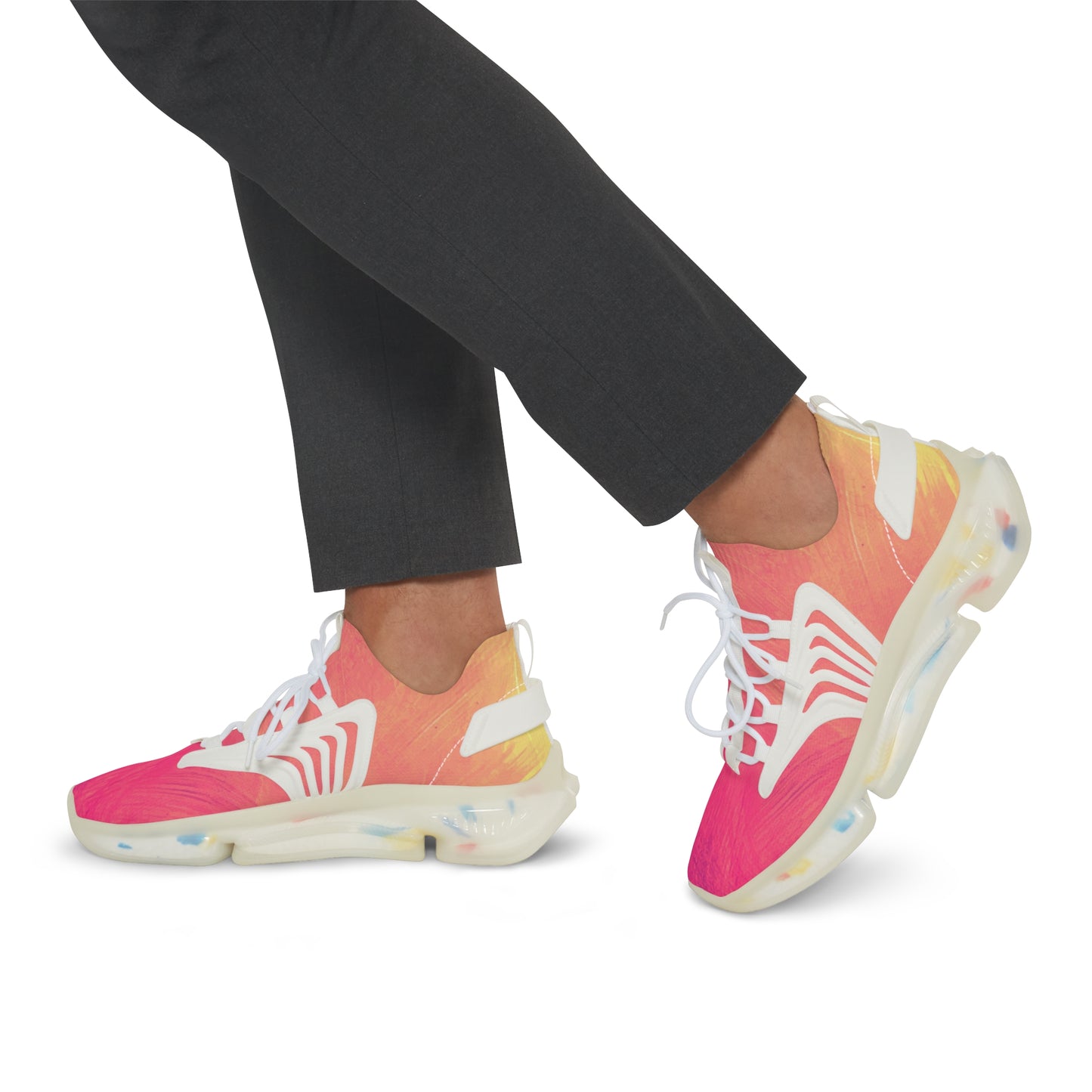 Vibrant Lightweight Mesh Sneakers for Men | Stylish Athletic Footwear