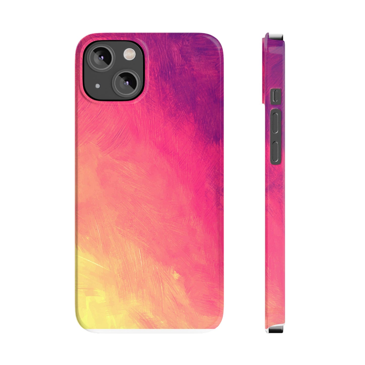 Vibrant Abstract Slim Phone Case - Colorful Protection for Every Day