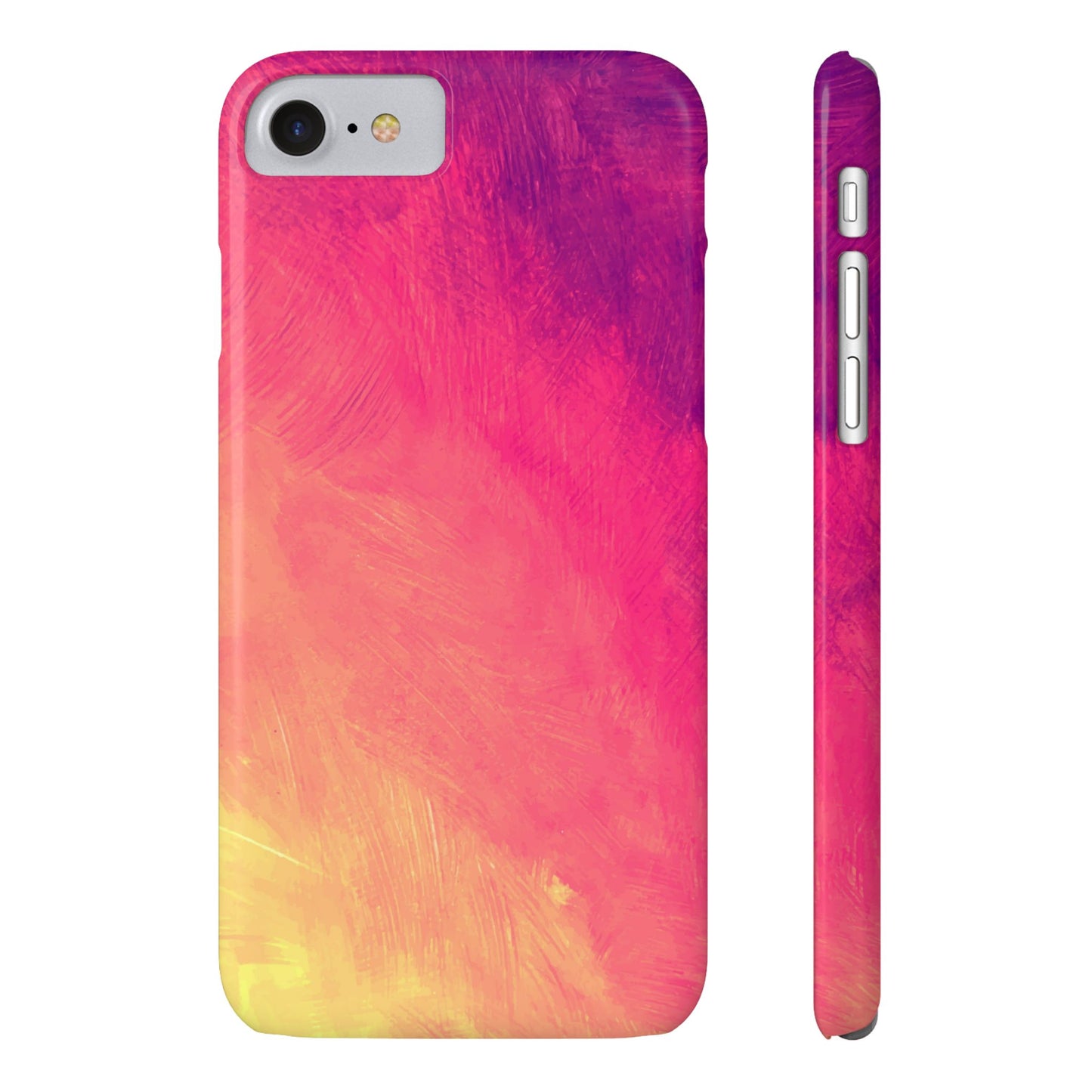 Vibrant Abstract Slim Phone Case - Colorful Protection for Every Day