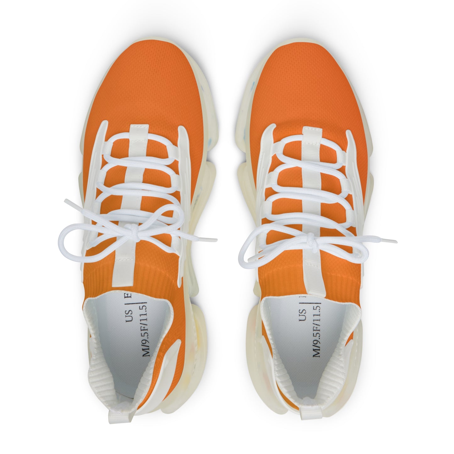 Stylish Men&women Mesh Sneakers - Orange Athletic Footwear for Active Lifestyle