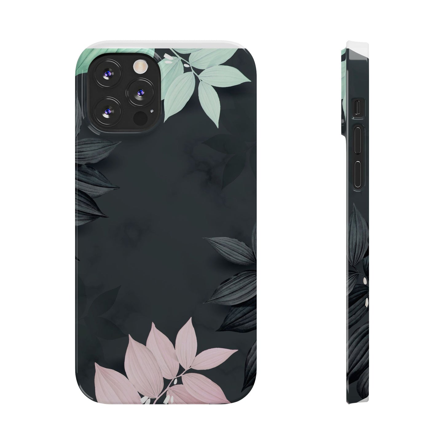 Elegant Floral Slim Phone Case - Stylish Design for Nature Lovers