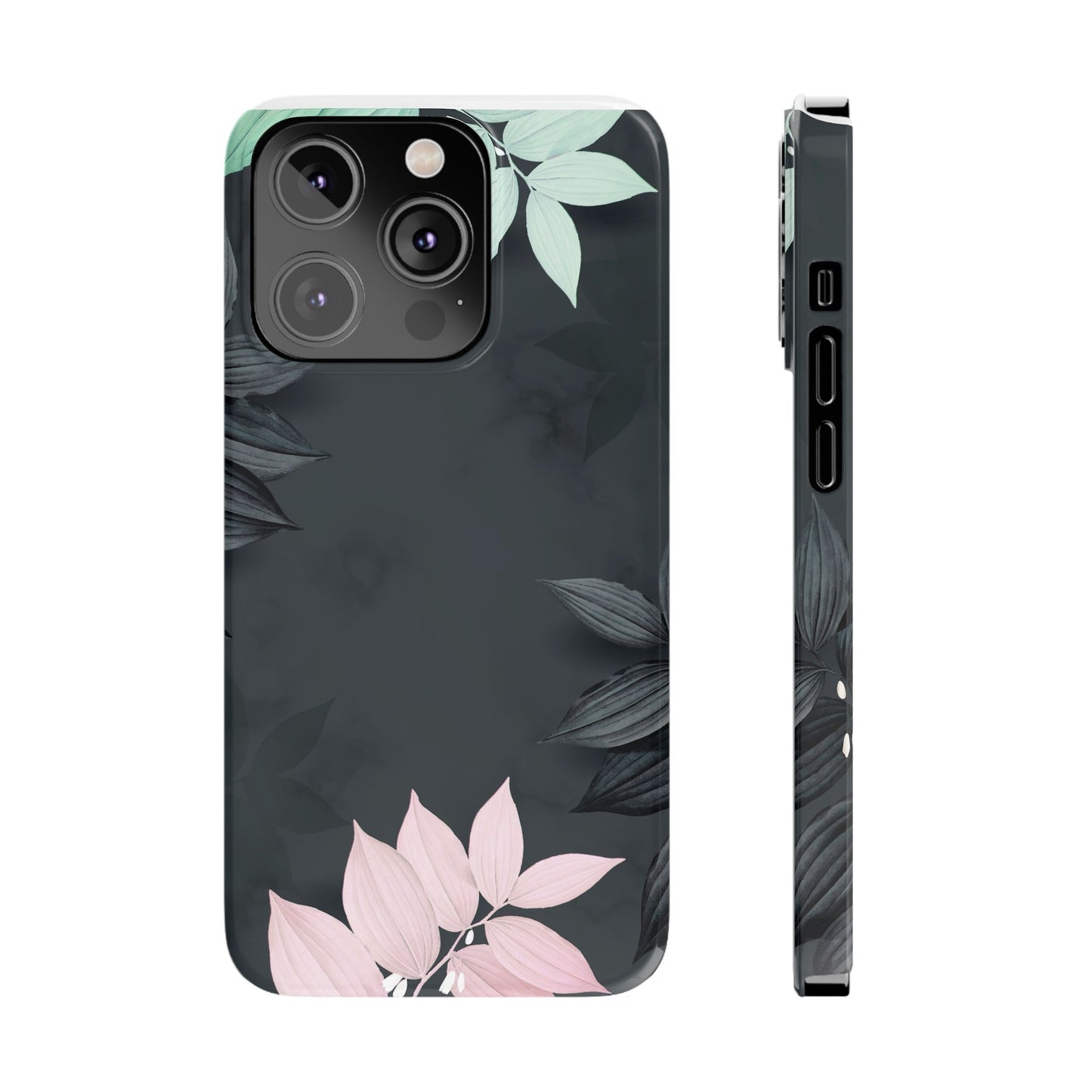 Elegant Floral Slim Phone Case - Stylish Design for Nature Lovers