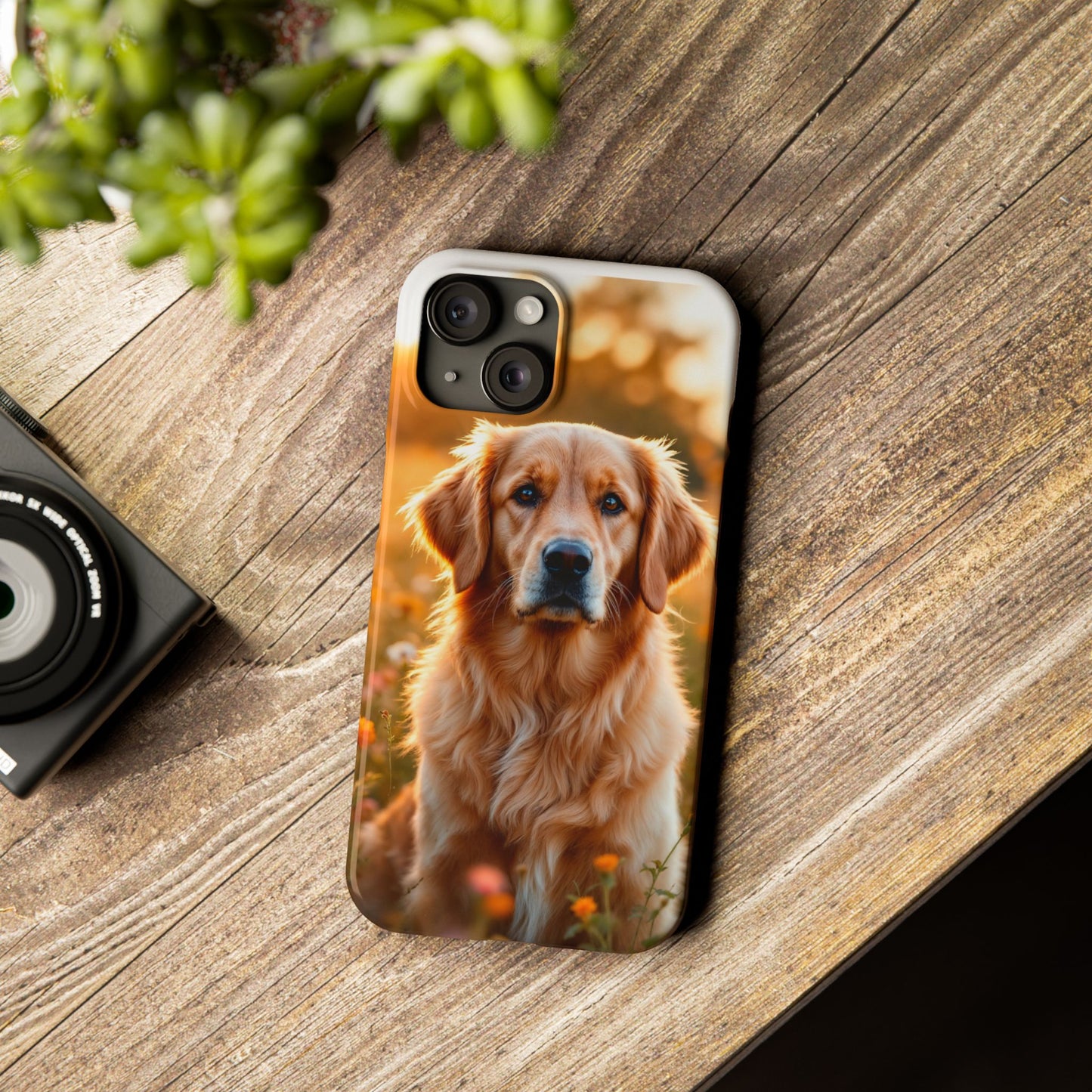 Golden Retriever Slim Phone Case - Nature Lover's Accessory