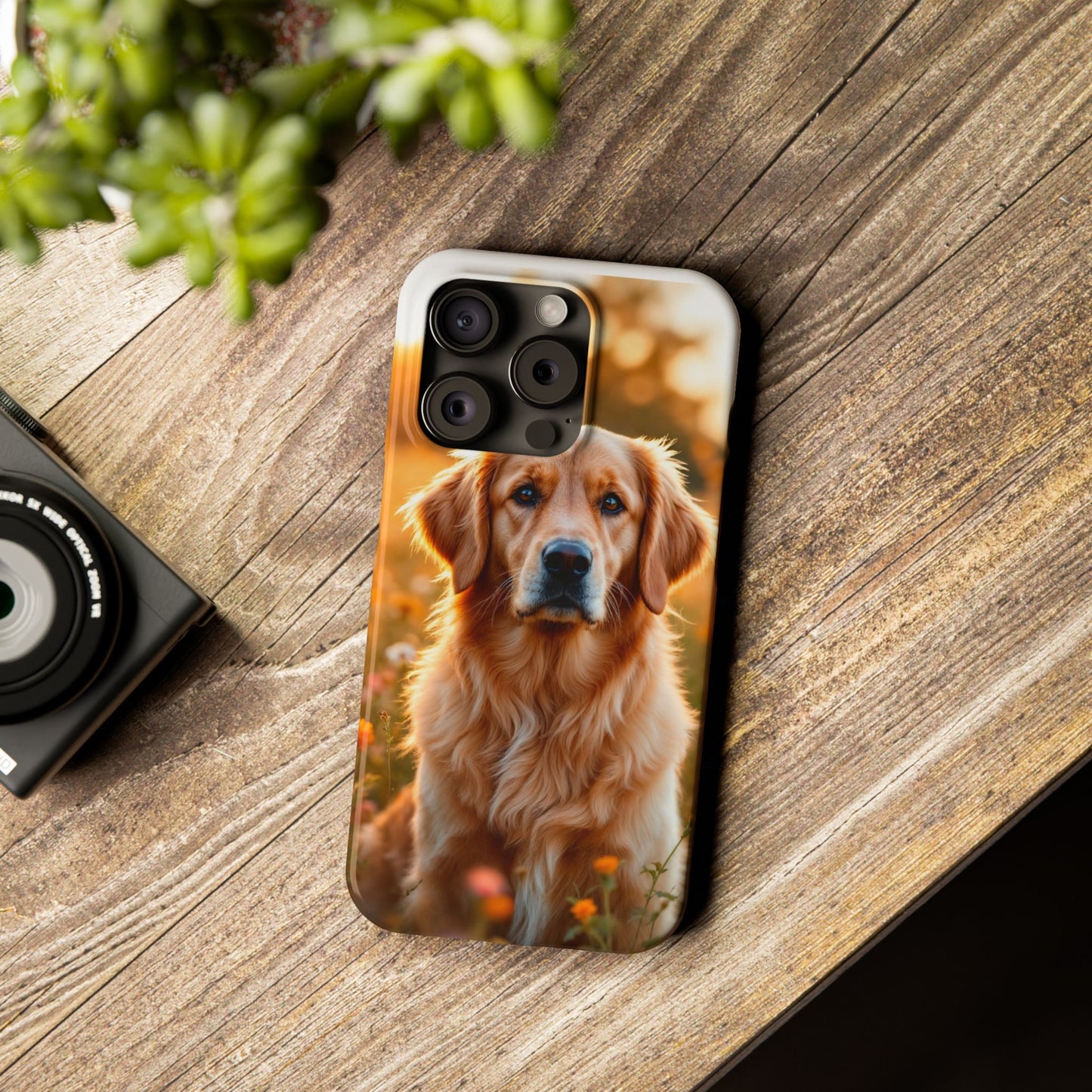 Golden Retriever Slim Phone Case - Nature Lover's Accessory