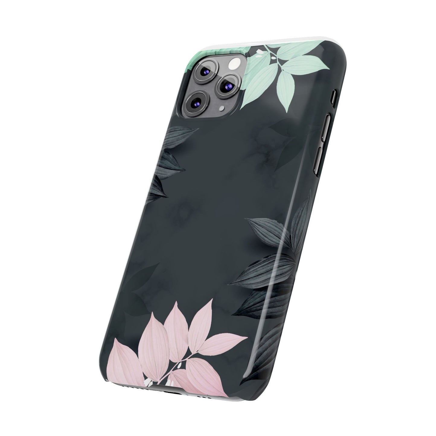 Elegant Floral Slim Phone Case - Stylish Design for Nature Lovers