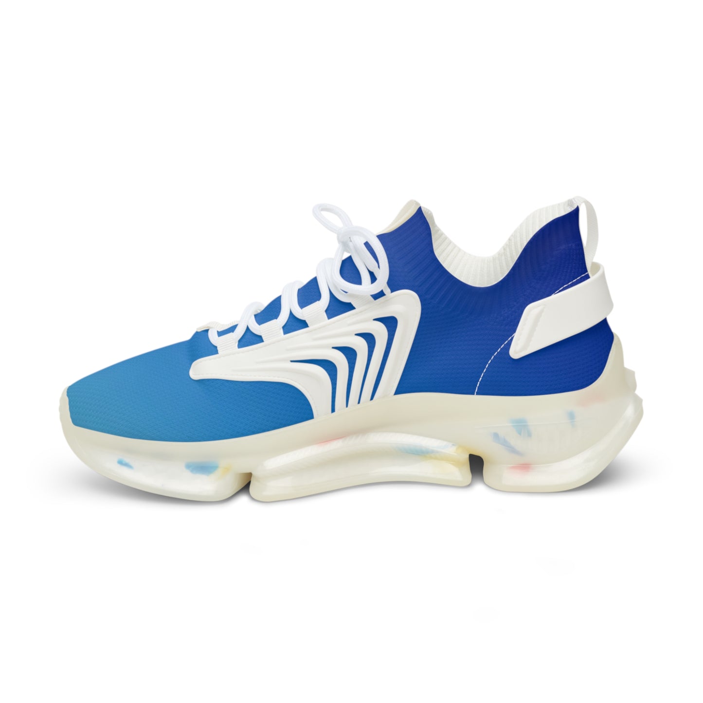 Men's Blue Mesh Sneakers - Stylish Athletic Footwear for Comfort and Performance