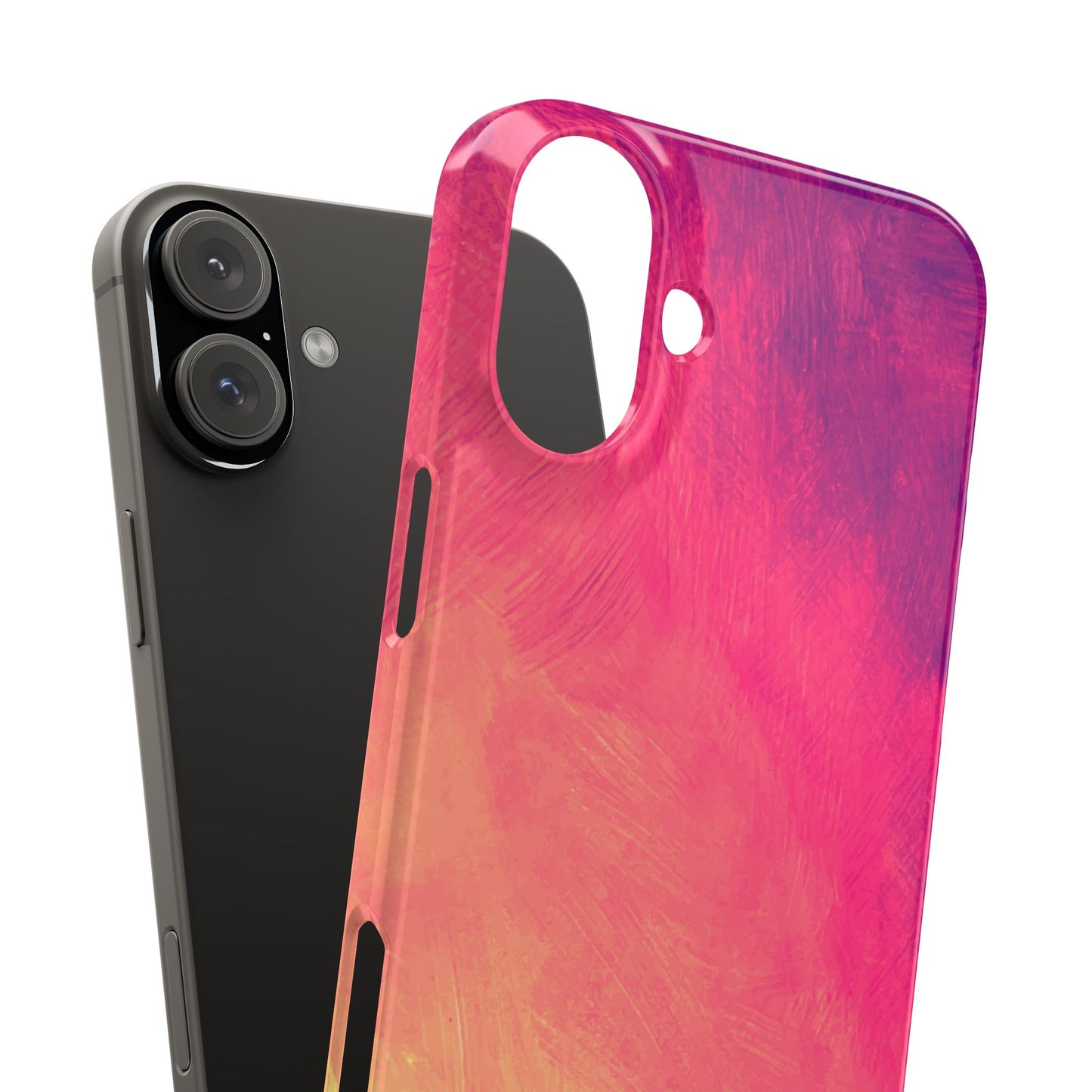 Vibrant Abstract Slim Phone Case - Colorful Protection for Every Day