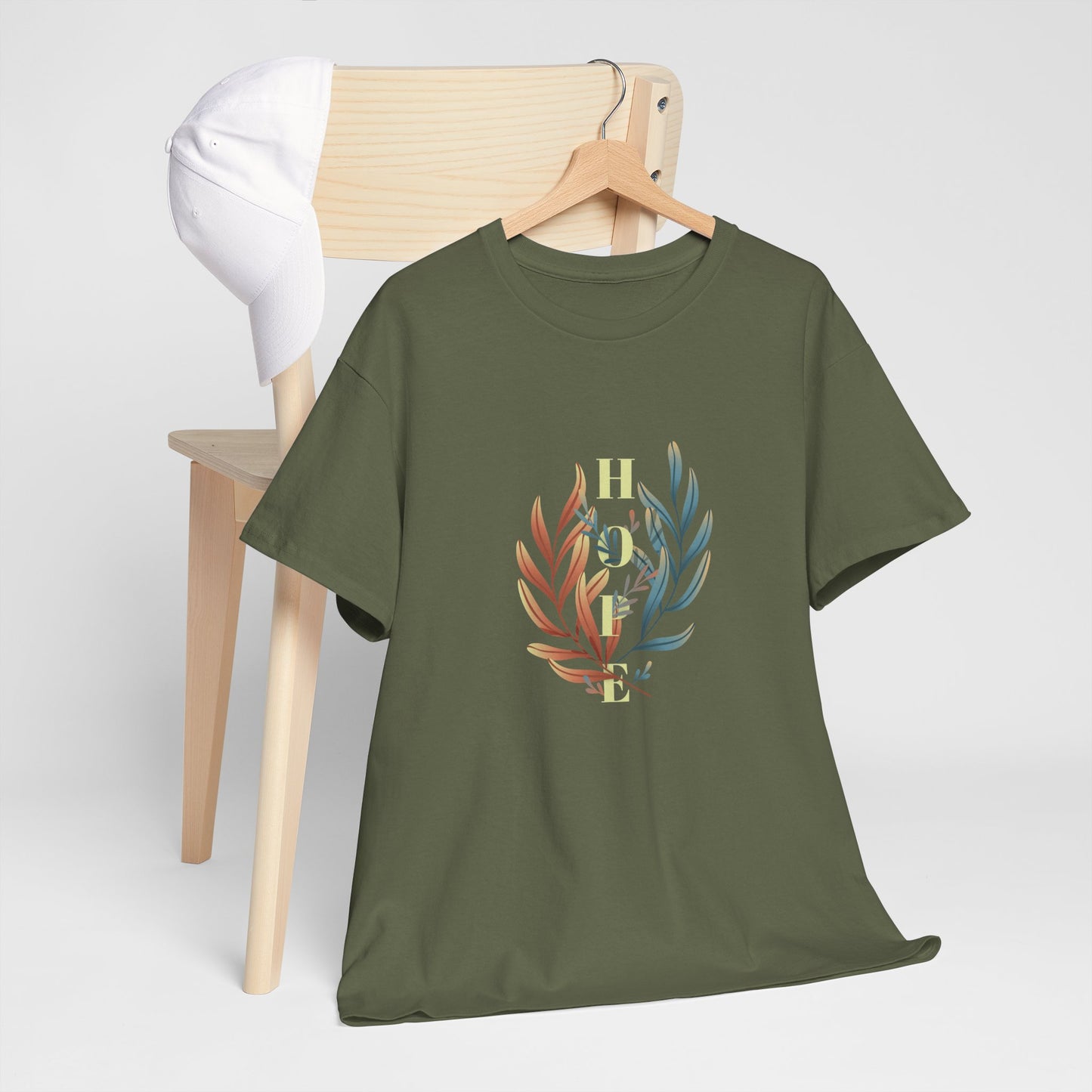 Home Vibes Unisex Heavy Cotton Tee - Cozy & Stylish Wear