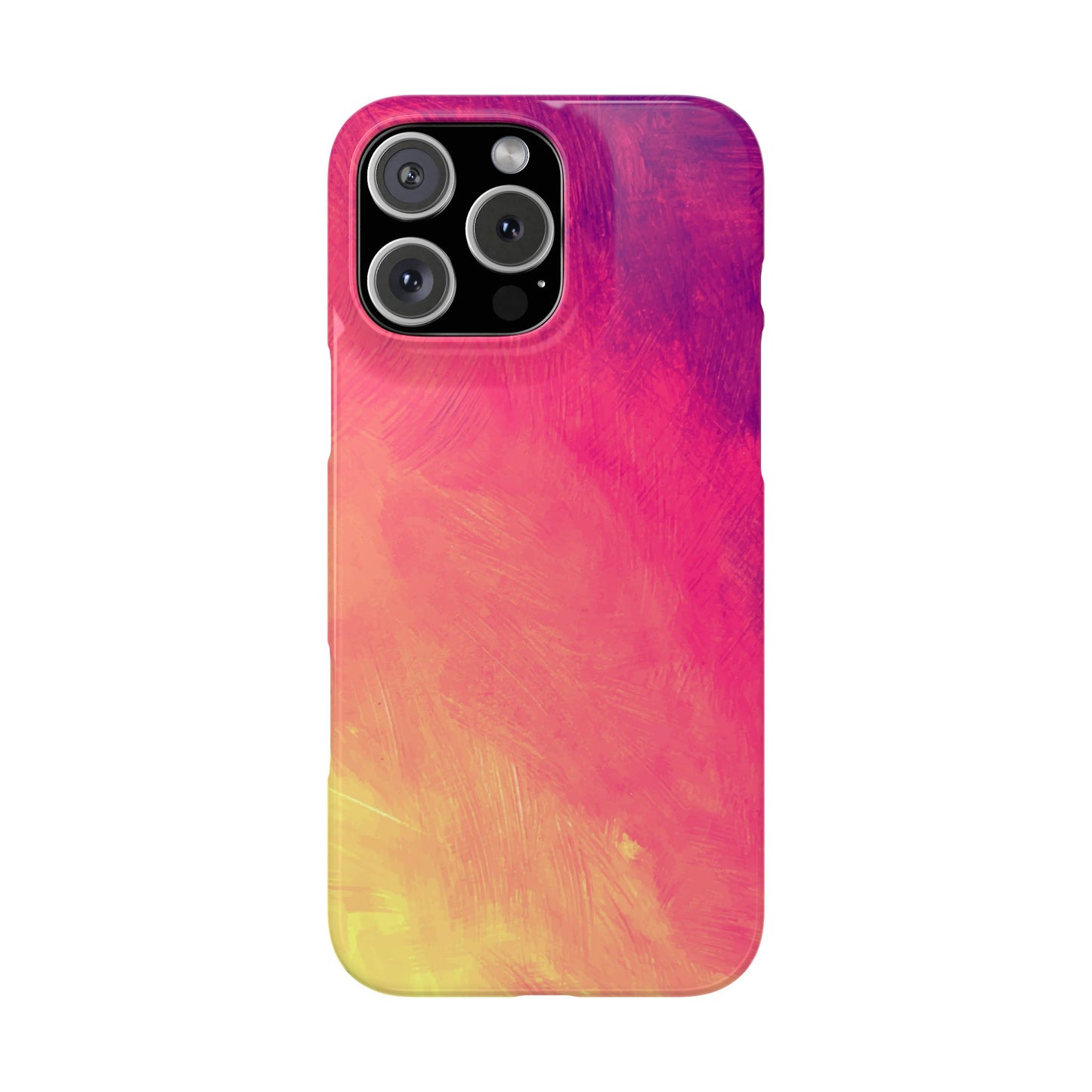 Vibrant Abstract Slim Phone Case - Colorful Protection for Every Day