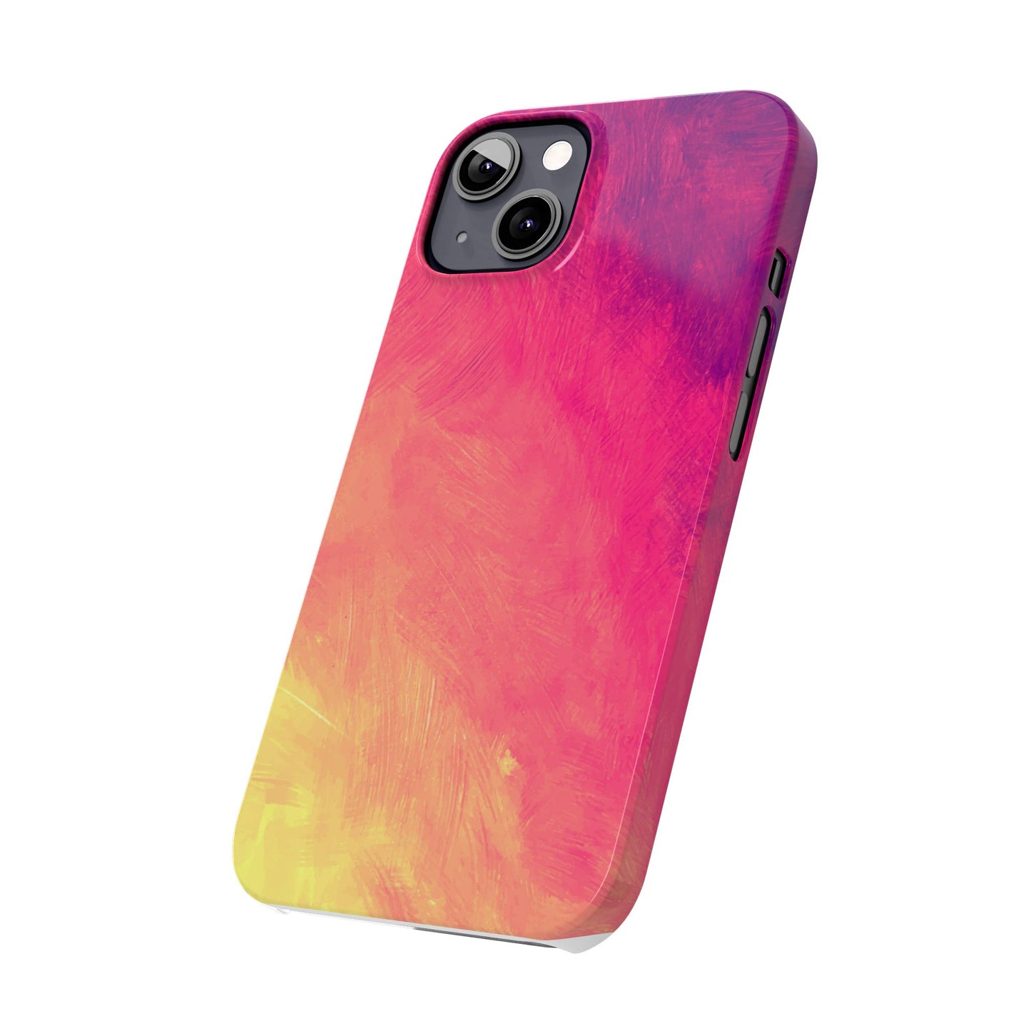 Vibrant Abstract Slim Phone Case - Colorful Protection for Every Day