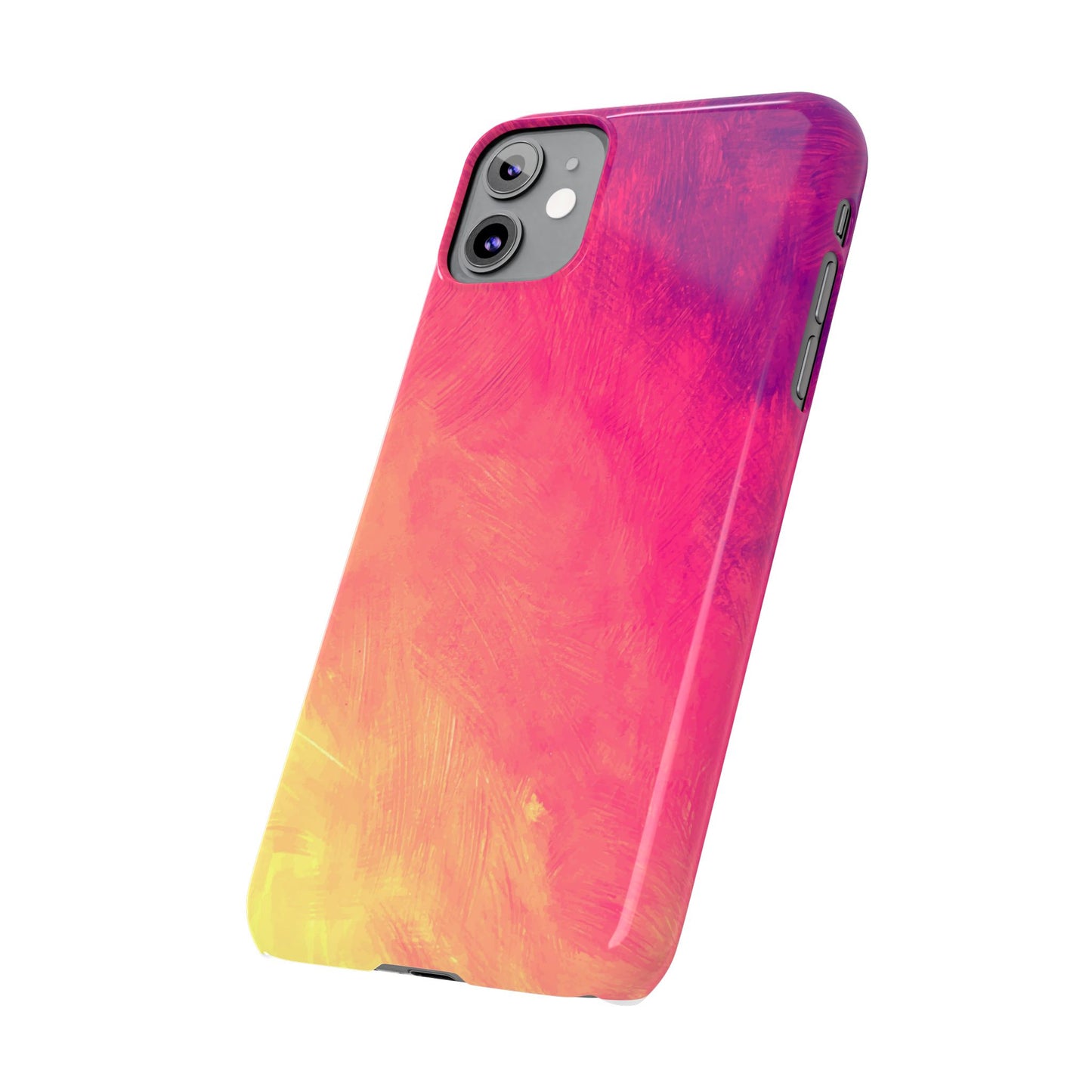 Vibrant Abstract Slim Phone Case - Colorful Protection for Every Day