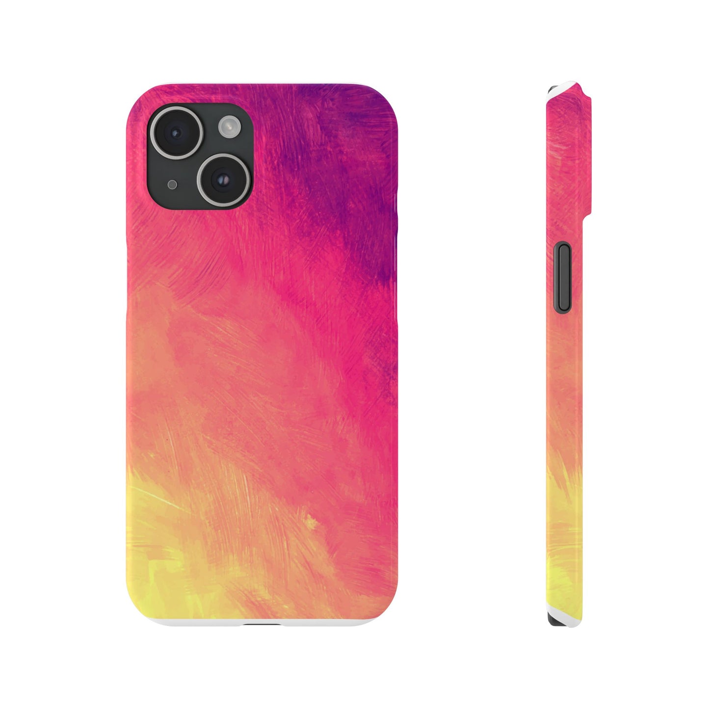 Vibrant Abstract Slim Phone Case - Colorful Protection for Every Day