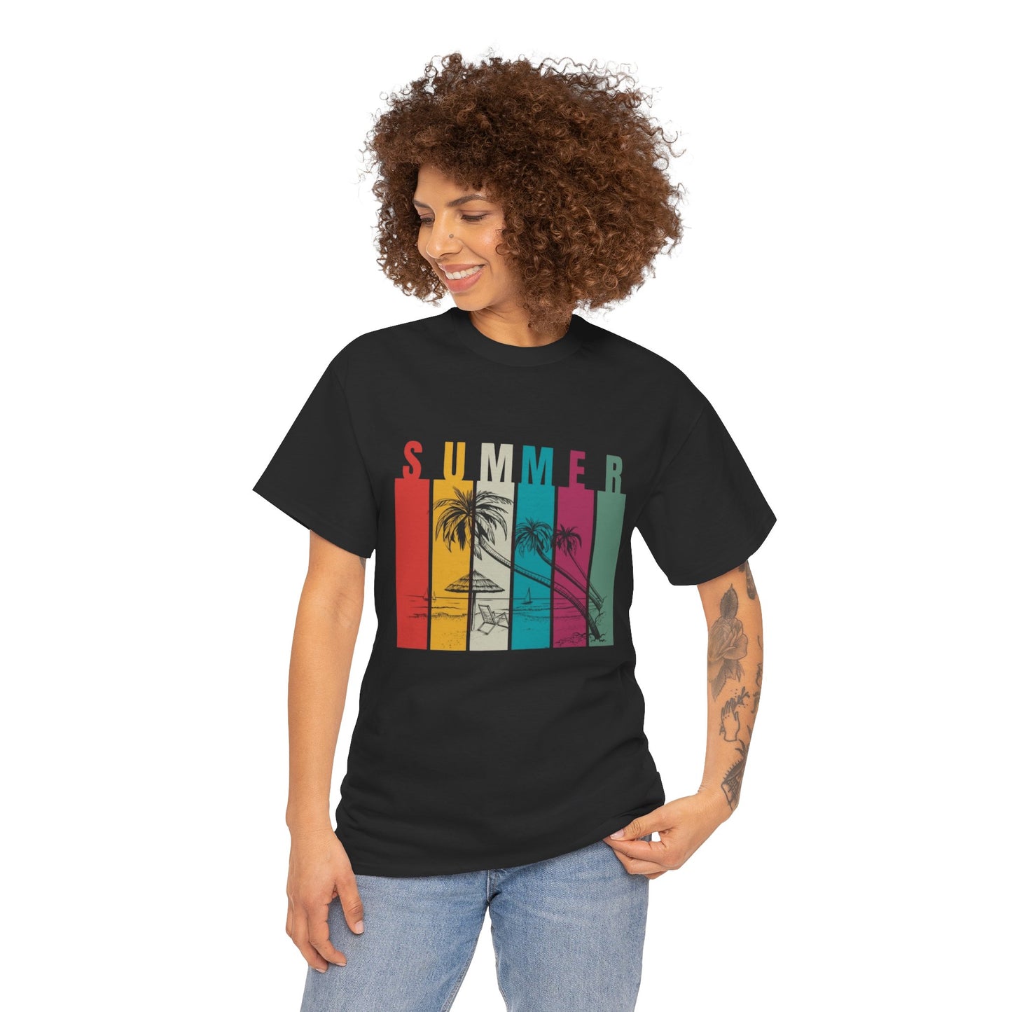 Summer Vibes Unisex Heavy Cotton Tee