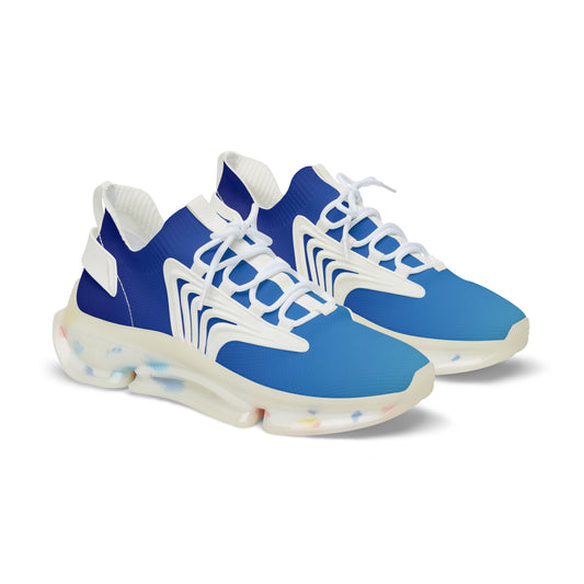 Men's Blue Mesh Sneakers - Stylish Athletic Footwear for Comfort and Performance