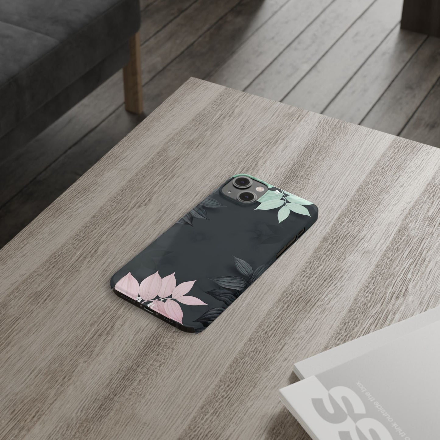 Elegant Floral Slim Phone Case - Stylish Design for Nature Lovers