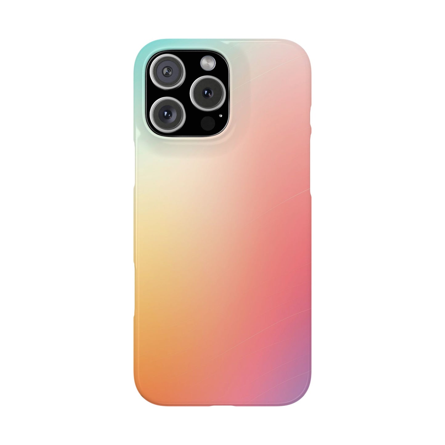 Pastel Gradient Slim Phone Case - Stylish & Protective Accessories for Everyday Use